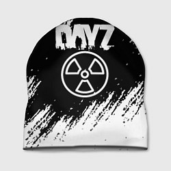 Шапка Dayz белые краски лого, цвет: 3D-принт