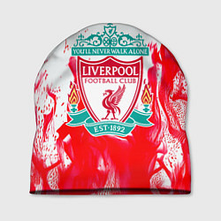 Шапка Liverpool розовый огонь, цвет: 3D-принт