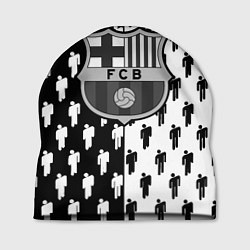 Шапка Barcelona спортивный паттерн