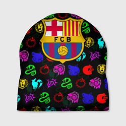 Шапка Barcelona neon games logo