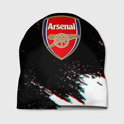 Шапка Арсенал краски глитч текстура, цвет: 3D-принт