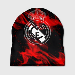 Шапка Real Madrid красный огонь, цвет: 3D-принт