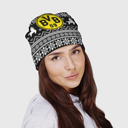 Шапка Borussia x fortnite pattern, цвет: 3D-принт — фото 2