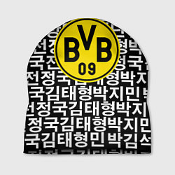 Шапка Borussia японские символы паттерн, цвет: 3D-принт