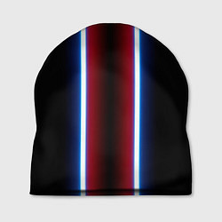 Шапка Color white blue red neon