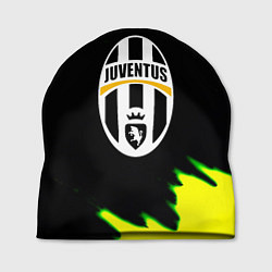 Шапка Ювентус кислотные краски лого, цвет: 3D-принт