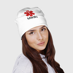 Шапка Медик, цвет: 3D-принт — фото 2