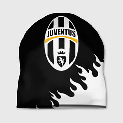 Шапка Juventus белый огонь текстура