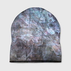 Шапка Абстракция - gray-blue hurricane, цвет: 3D-принт