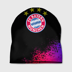 Шапка Бавария Мюнхен краски неон градиент, цвет: 3D-принт