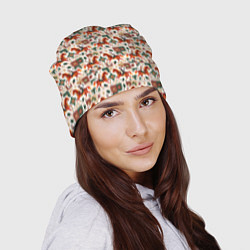 Шапка Винтажные коты всадники на лошади, цвет: 3D-принт — фото 2