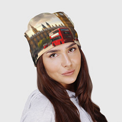 Шапка Лондон в осеннем сиянии, цвет: 3D-принт — фото 2