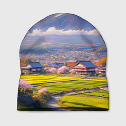 Шапка Сакура у подножия Фудзиямы, цвет: 3D-принт