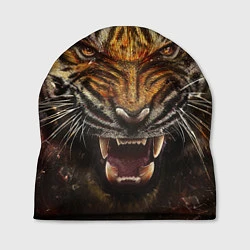 Шапка Злобный тигр, цвет: 3D-принт
