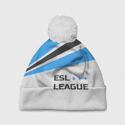 Шапка c помпоном ESL league