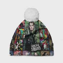 Шапка c помпоном Suicide Squad: Rick Flag