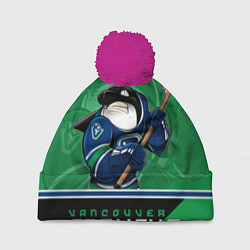 Шапка c помпоном Vancouver Canucks