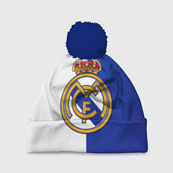 Шапка с помпоном Real Madrid цвета 3D-тёмно-синий — фото 1