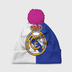 Шапка с помпоном Real Madrid, цвет: 3D-малиновый
