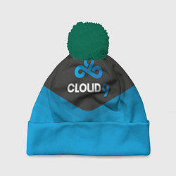 Шапка с помпоном Cloud 9 Uniform, цвет: 3D-зеленый