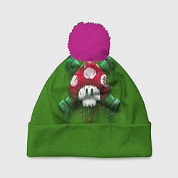 Шапка c помпоном Mushroom is Dead