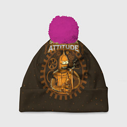 Шапка c помпоном Steampunk Attitude