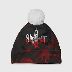 Шапка с помпоном Slipknot: Blood Blemishes, цвет: 3D-белый