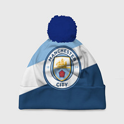 Шапка c помпоном FC Manchester City: Colors