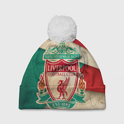 Шапка с помпоном FC Liverpool: Old Style, цвет: 3D-белый