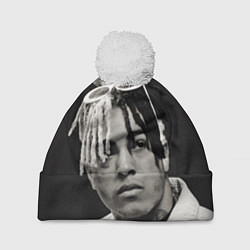 Шапка с помпоном XXXTentacion, цвет: 3D-белый