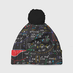 Шапка c помпоном Math