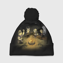 Шапка с помпоном Don’t Starve campfire, цвет: 3D-черный