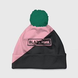 Шапка с помпоном Black Pink, цвет: 3D-зеленый