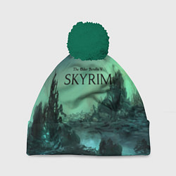 Шапка с помпоном SKYRIM, цвет: 3D-зеленый