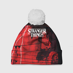 Шапка с помпоном Stranger Things: Red Dream, цвет: 3D-белый