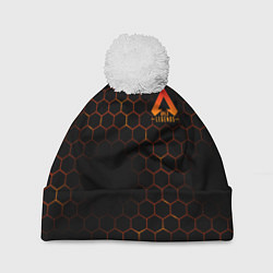 Шапка с помпоном Apex Legends: Orange Carbon, цвет: 3D-белый
