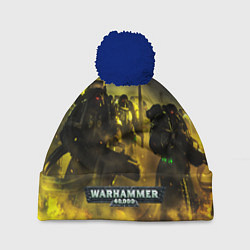 Шапка с помпоном Warhammer 40K - Космические Десантники, цвет: 3D-тёмно-синий