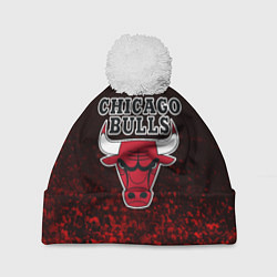 Шапка с помпоном CHICAGO BULLS, цвет: 3D-белый