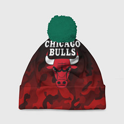 Шапка c помпоном CHICAGO BULLS