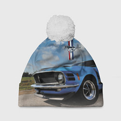 Шапка с помпоном Mustang, цвет: 3D-белый