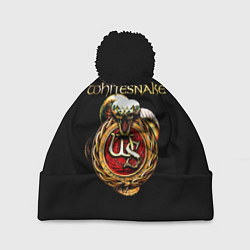 Шапка c помпоном Whitesnake