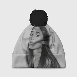 Шапка с помпоном Ariana Grande Ариана Гранде, цвет: 3D-черный