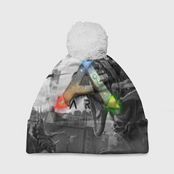Шапка с помпоном Ark Survival Evolved, цвет: 3D-белый