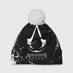 Шапка с помпоном ASSASSINS CREED, цвет: 3D-белый