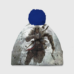 Шапка с помпоном ASSASSINS CREED, цвет: 3D-тёмно-синий