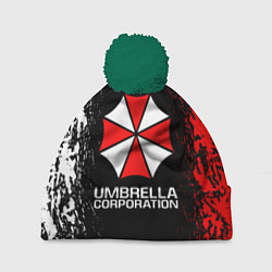 Шапка с помпоном UMBRELLA CORP, цвет: 3D-зеленый