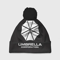 Шапка с помпоном Umbrella Corporation, цвет: 3D-черный