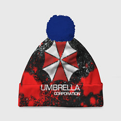 Шапка с помпоном UMBRELLA CORP, цвет: 3D-тёмно-синий