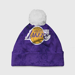 Шапка c помпоном LA LAKERS