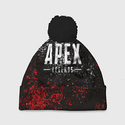 Шапка с помпоном APEX LEGENDS, цвет: 3D-черный